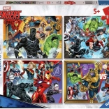 Puzzle Ravensburger Marvel: Avengers 4x100 piese