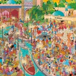 Puzzle JUMBO Jan van Haasteren Efteling Fata Morgana 1000 piese