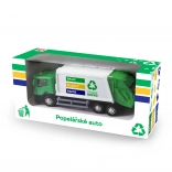 Mașină de gunoi metalică cu platformă din plastic