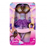 Barbie Dreamtopia Balerină cu luminițe magice – brunetă
