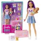 Barbie Skipper Dădacă – pătuț și bebeluș set de joacă
