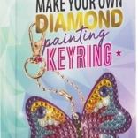 Grafix pictură cu diamante – breloc fluture