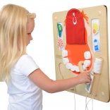 Masterkidz panou senzomotor de perete igiena gurii flex montessori
