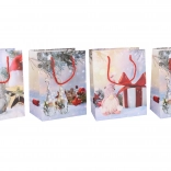 Pungă cadou de Crăciun 26 × 32 × 10 cm