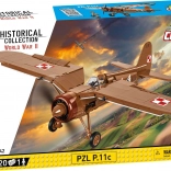 Set de construcție avion PZL P.11c 1:32 – colecție istorică