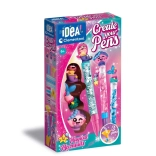 Set creativ pentru fabricarea pixurilor Sirene – CLEMENTONI IDEA