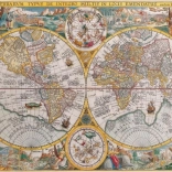 Puzzle Ravensburger hartă istorică, 1500 piese