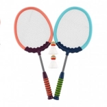 Set de badminton pentru copii, 2 rachete și 2 fluturași, 60 cm