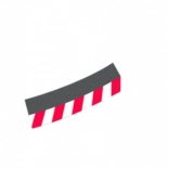 Margini exterioare pentru viraj înclinat 4/15° pentru piste auto CARRERA EVOLUTION, DIGITAL 132 și DIGITAL 124