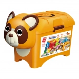 Qman Cutie de Construcții Ursuleț