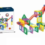 Set de construcție magnetic 3D, 78 piese
