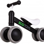 bicicletă de echilibru mini pentru copii ECO TOYS, neagră