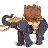 RoboTime puzzle 3D din lemn Elefant războinic