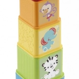 Turnul de construit colorat Fisher-Price