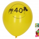 Baloane 30 cm cu numărul 40 – set 5 buc
