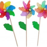 Morisca de lemn cu băț 18 cm