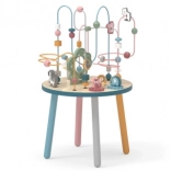 Măsuță de activități din lemn cu labirint cu mărgele VIGA POLARB