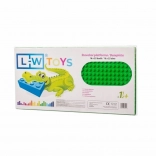 Placă de bază pentru LEGO DUPLO 16×32, 25,5 × 51 cm, verde – L-W Toys
