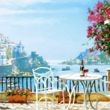 Puzzle 1000 piese – vin mediteranean pentru doi