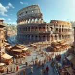 Pictură cu diamante Colosseum 30 × 40 cm