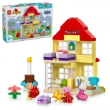 LEGO® DUPLO® 10433 Peppa Pig și casa de ziua de naștere