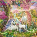 SCHMIDT puzzle – flori și unicorni, 150 piese