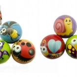 Mingea din spumă cu animăluțe 10 cm, mix de culori