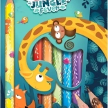 Creioane colorate Maped Jungle Fever Jumbo