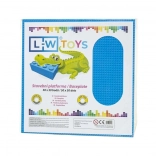 Placă de construcție mare 50×50 pini albastră