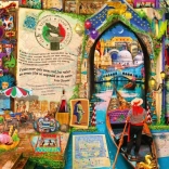 Puzzle Viața ca o carte deschisă: Veneția 4000 piese BLUEBIRD