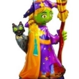 Balon gonflabil vrăjitoare 63x115 cm