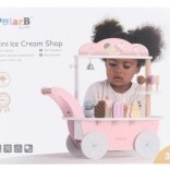 stand mobil din lemn 3în1 cofetărie și gelaterie POLARB de la VIGA