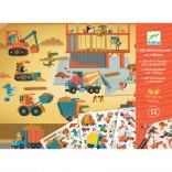 Set cu imagini de răzuit Mașini Djeco