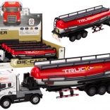 Camion cu remorcă cisternă 1:24 cu lumini și sunete