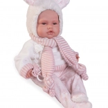 Păpușă realistă Antonio Juan - corp moale, sunete, 50 cm