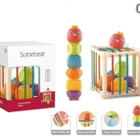 Joc de îndemânare cu cuburi și forme pentru bebeluși