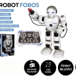 Robot interactiv FOBOS 40 cm, vorbitor de cehă, cu telecomandă și încărcare USB
