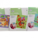 Crearea unei imagini cu animale – mozaic cu mărgele pentru copii