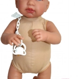 Păpușă realistică bebeluș cu sunete și corp moale 44 cm