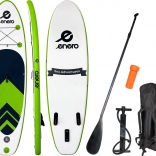 Enero paddleboard 275 × 76 × 10 cm verde/negru/alb