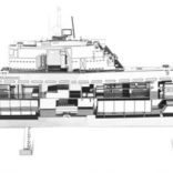 3D Puzzle Metal Earth Submarin German Tip XXI