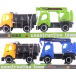 Set de mașini de construcție cu încărcător și macara