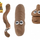 Jucărie antistres caca 14 cm elastică și modelabilă