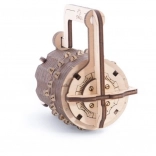 Ugears puzzle 3D lacăt numeric – machetă mecanică din lemn