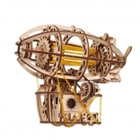 Ugears puzzle mecanic 3D din lemn Steampunk airship