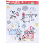 Decorațiune de fereastră de Crăciun 41 × 29 cm