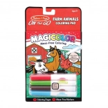 Melissa & Doug Magicolor caiet de colorat pentru călătorii – fermă