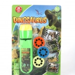 Lanternă și proiector dinozaur