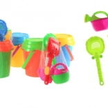 Set găleată cu accesorii pentru nisip