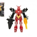 Figurină robot din plastic de 15 cm – luptător de acțiune, 4 culori